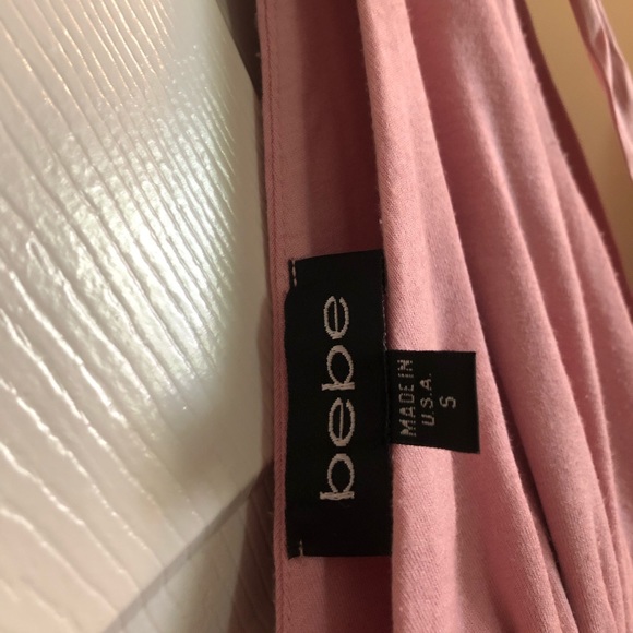 Bebe size small lilac tank top with ties - Picture 3 of 3